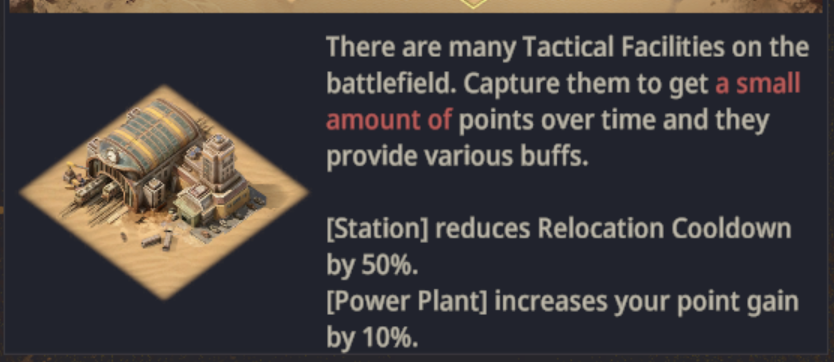 Tactical Facility I